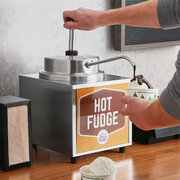 Hot Fudge Dispencer