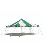 20x20 Green Striped Tent