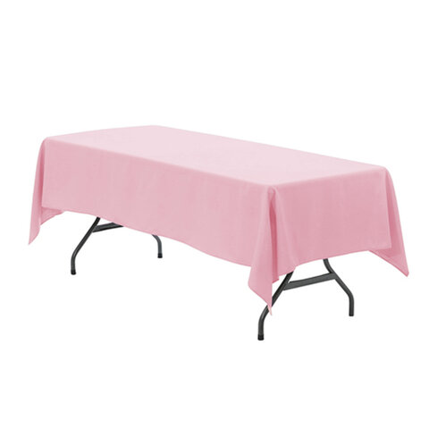 72 in Rectangular Tablecloth Pink