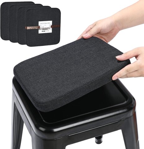 BLACK CUSHION magnetic for Barstool
