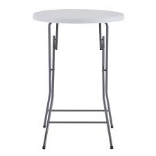 31in Round Folding Cocktail Table