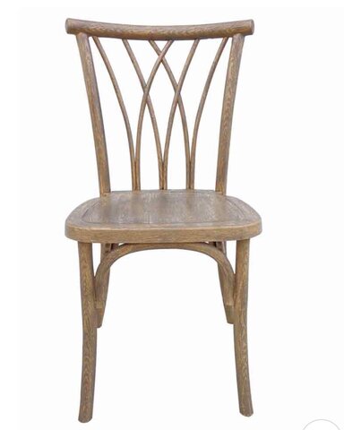 Resin Willow Oak Chair