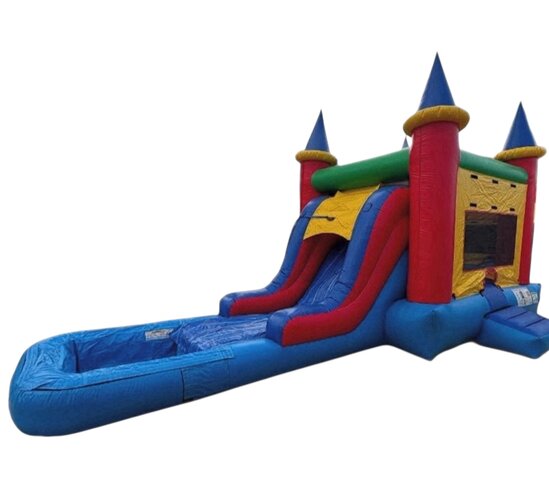 Mini Waterslide and Jumphouse Combo