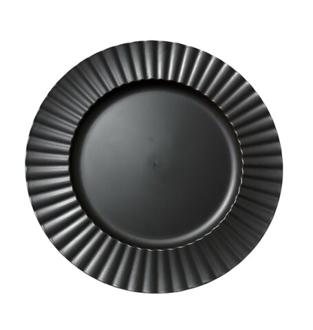 Charger Plates Matte Black