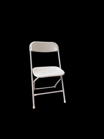 Polly Metal White Folding Chair
