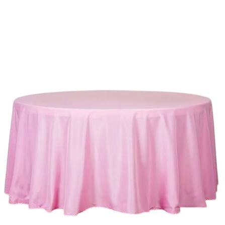 60 in Round Tablecloth Pink