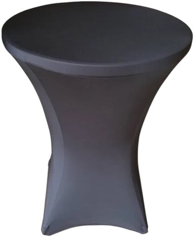 Cocktail High-Top table Spandex Cover in Black 