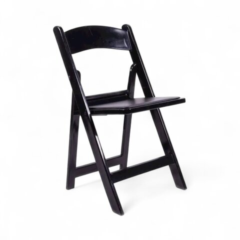 Resin Folding Black Chair