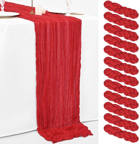 Table Runner Standard Universal Size Red