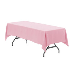 72 in Rectangular Tablecloth Pink
