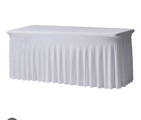 White Draped Spandex for 72' Table 