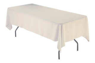 72 in Rectangular Tablecloth Ivory