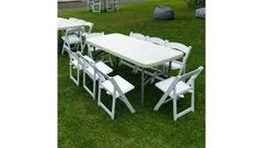 Resin Folding Kids White Chair