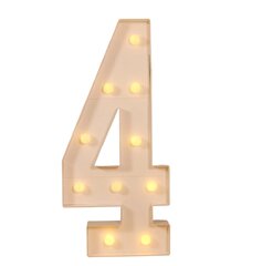 48' Marquee Numbers with LED Lights