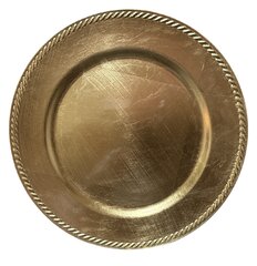 Rustic Gold Round