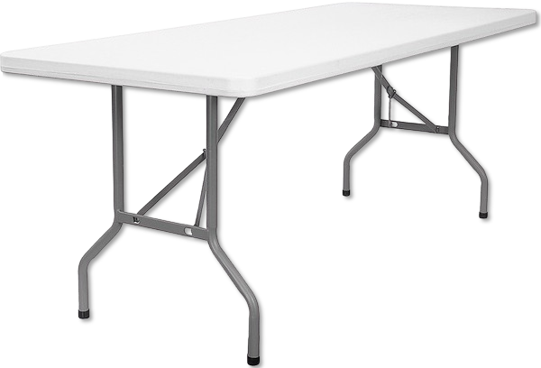 96in Rectangle Plastic Table