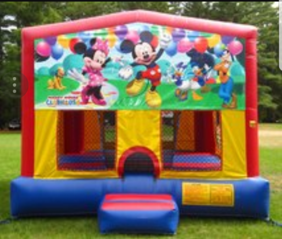 Mickey and Minnie bounce house