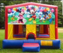 Mickey and Minnie bounce house