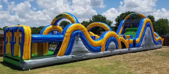 65 Ft Nerf Run Obstacle Course Right Side