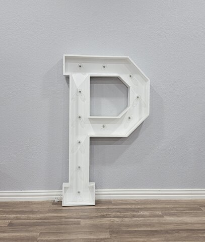 Marquee Letter - P