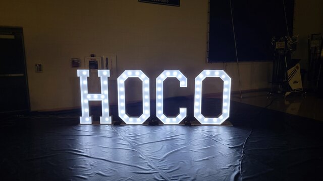 Marquee Letters - HOCO