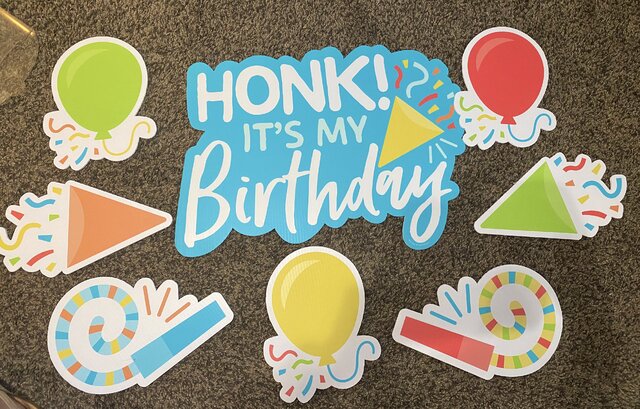 Honk Its My Birthday package 