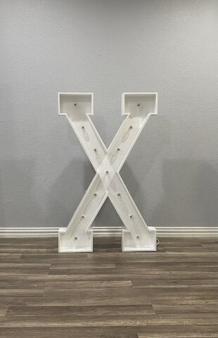 Marquee Letter - X