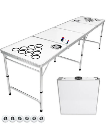 8-Foot Dry-Erase Beer Pong Set