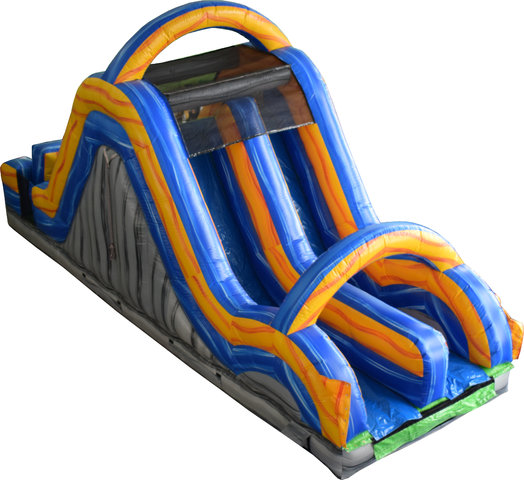 30 Ft Nerf Run Obstacle Course Slide