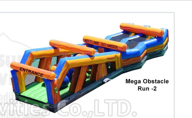 33 Ft Nerf Run Obstacle Course