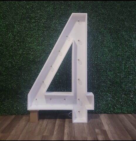 Marquee Number - 4