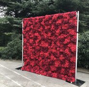 Red Rose flower wall rental 