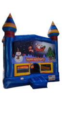 Arctic Christmas Castle Bounce House