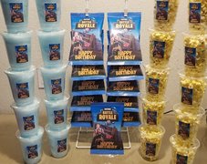 Treat Special - 10 chip bags 10 cotton candy cups 10 pop corn cups