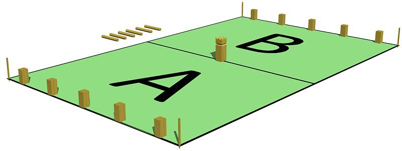 Kubb Is A Traditional Outdoor Throwing Game Which Originated In Sweden