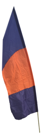 Flags - Feather - Blue - Orange