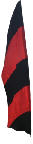 Flags - Feather - Red - Black