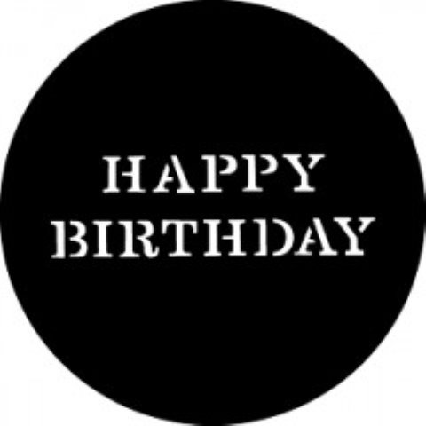 GOBO DISCS - Happy Birthday