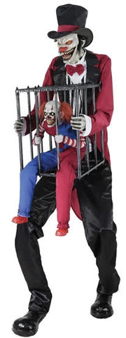 Halloween Props - Psycho Circus Cagey Animated Prop