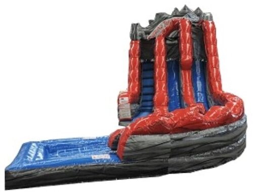 Water Attraction- 18' Roaring Thunder Double Waterslide