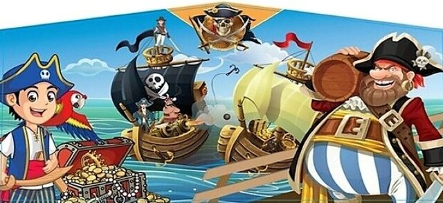 Art Panels - Pirates Adventure Velcro Banner