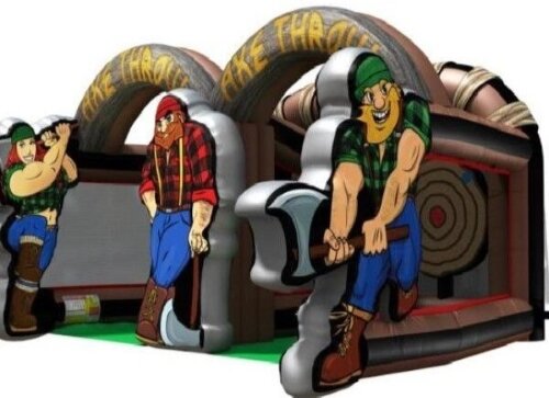 Inflatables - Lumberjack Axe Throwing Game - Double