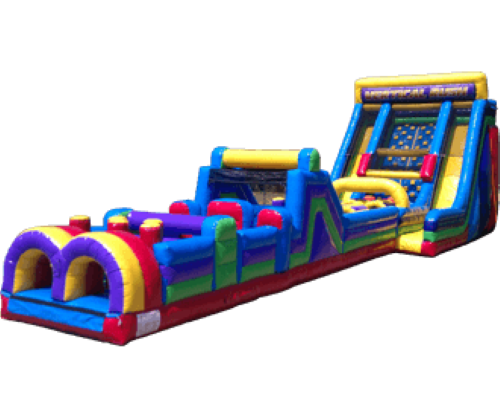 Inflatables - Obstacle Course - Vertical Rush Giant Slide - 70 feet