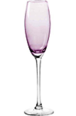 Catering Supplies - Beverage Glass - Champagne Flute- Rose / Pink