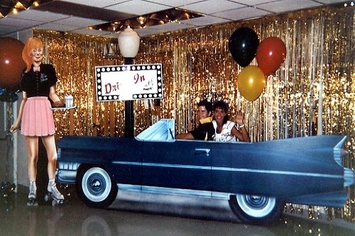 1950's - Prop -  Car Hop Decor