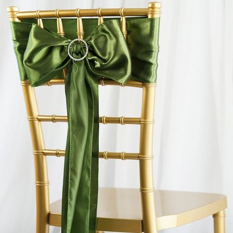 Sashes - Satin - Moss Green