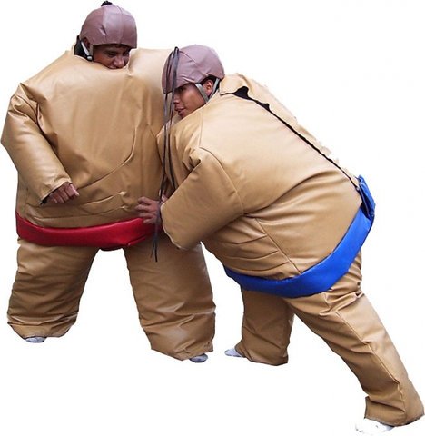 Inflatables - Sumo Wrestling Suits and Mat