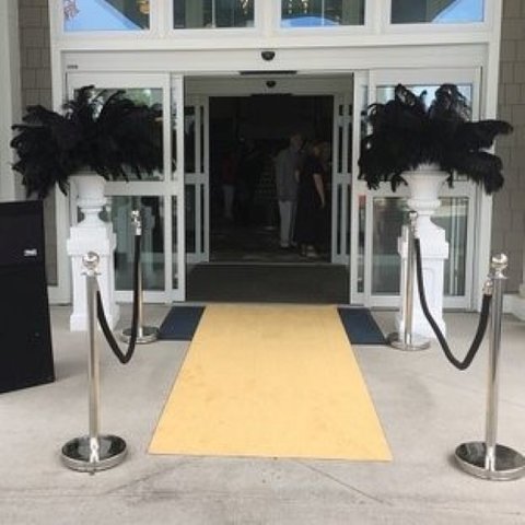 Entrance - Black and Gold