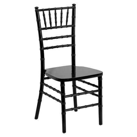 Chairs - Black Wood Chiavari Chairs
