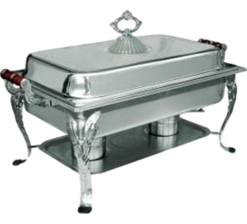 8 qt Rectangle Chafer Dish - Silver